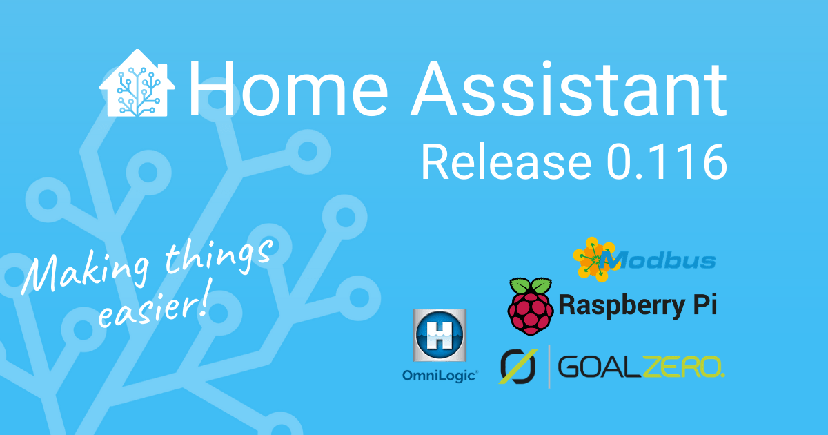 Home Assistant Core llega a la versión 0.116 Domótica en Casa