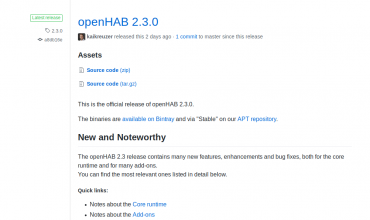 OpenHAB 2.3 finalmente es lanzada