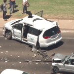 Una minivan autónoma de Google se ve involucrada en un accidente