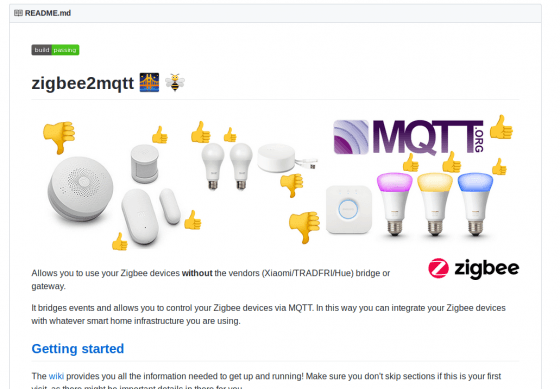 Zigbee2mqtt se actualiza a la versión 0.1.7
