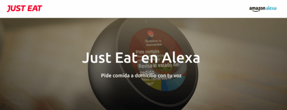 Just Eat se asocia con Alexa para permitir pedir comida por medio de la voz