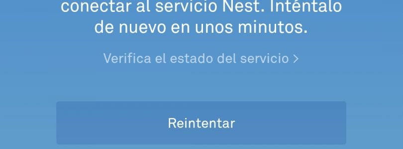 Servicio Nest caído temporalmente