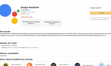 Google Assistant se integra en Alexa por medio de un Skill