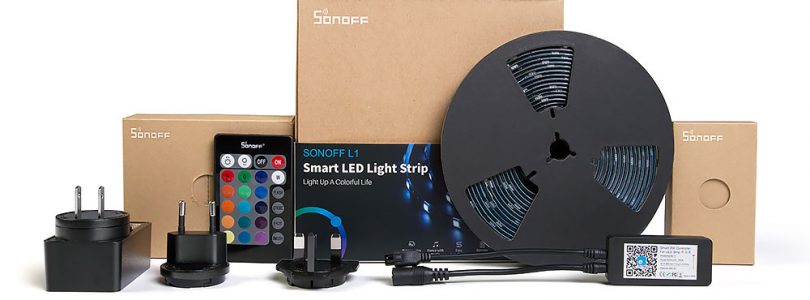 Sonoff L1, la tira LED RGB de Sonoff que estará en el mercado el mes que viene