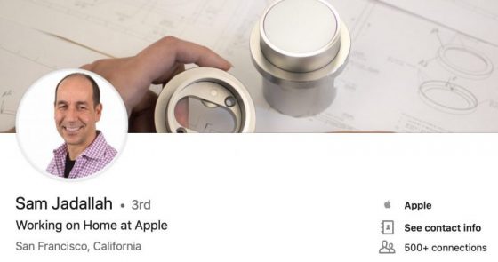 Apple pone a Sam Jadallah a la cabeza de su proyecto de Smart Home