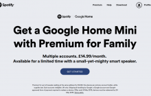 Spotify regala en UK un Google Home Mini a los clientes de su cuenta Premium Familiar