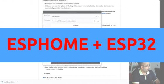 Vídeo tutorial: ESPHome y ESP32, instalación y ejemplo