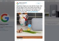 Nueva mención oficial a los altavoces Nest Home en lugar de Google Home