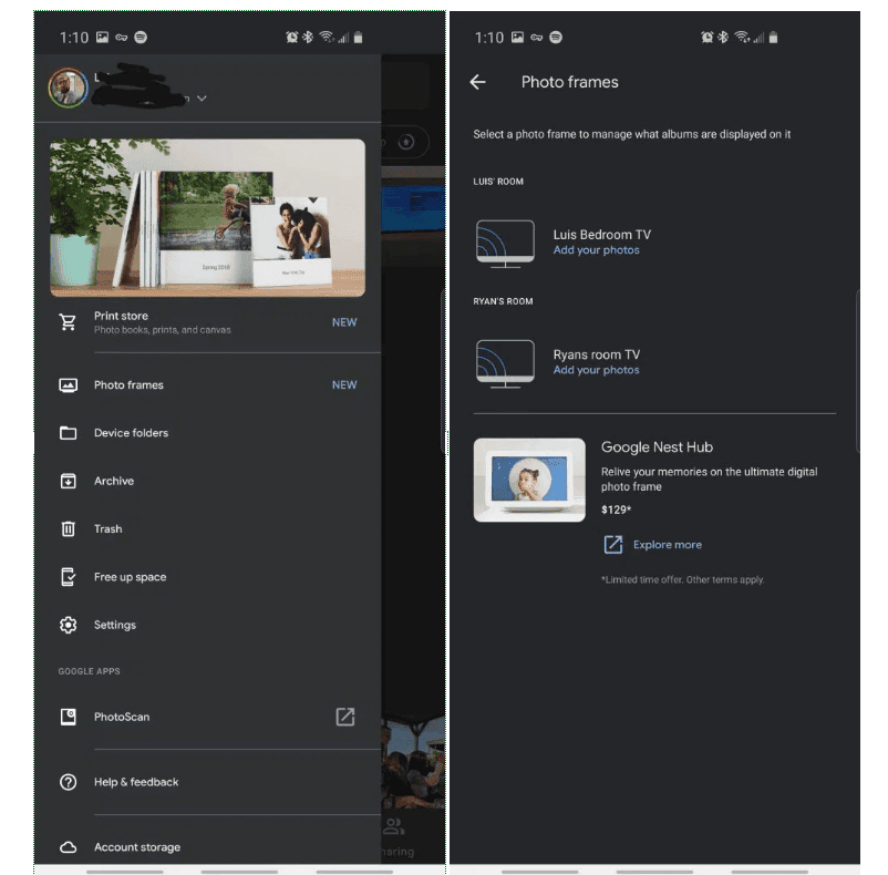 Google Fotos se actualiza para incluir los marcos de fotos - Domótica ...