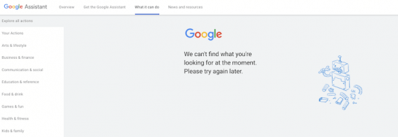 Miles de Actions han desaparecido de Google sin explicación