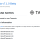 nueva tasmota versión 7.1.0