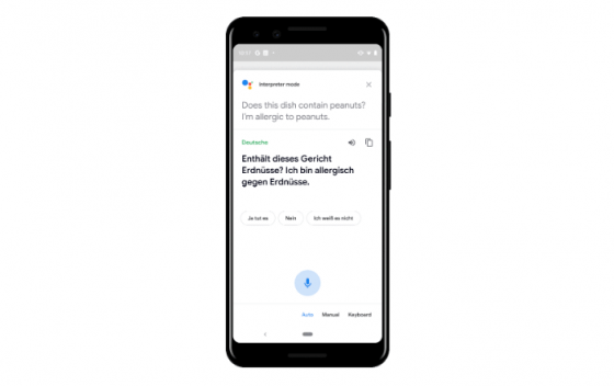 Google Assistant extiende el modo intérprete a los móviles Android e iOS