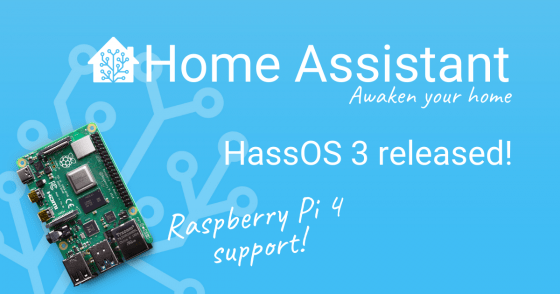 HassOS 3 lanzado con soporte para Raspberry Pi 4