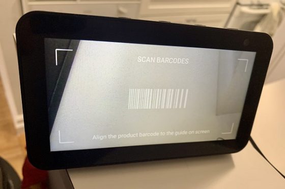 Los Amazon Echo Show escanean los códigos de barras para añadirlos a la lista de la compra