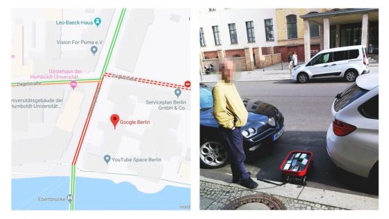 Un hombre crea un atasco virtual usando 99 smartphones con Google Maps