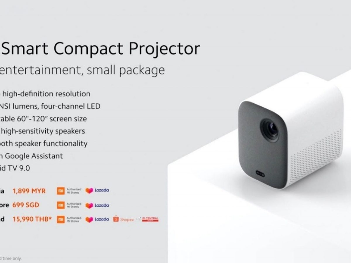 Rafflesia Arnoldi Seguir compresión Xiaomi presenta su proyector compatible con Google Assistant - Domótica en  Casa