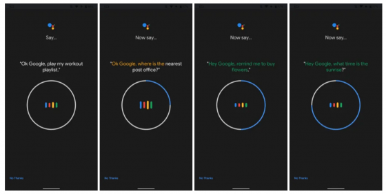 Google cambia la configuración del Voice Match con frases completas
