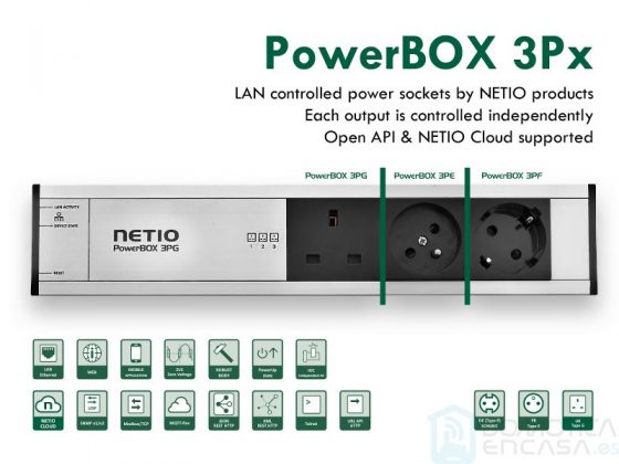 Netio PowerBOX 3Px, nueva regleta inteligente
