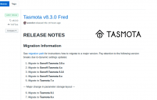 tasmota 8.3.0 Fred
