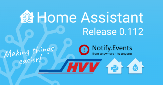 Home Assistant Core se actualiza a la versión 0.112