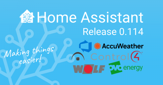 Home Assistant Core se actualiza a la versión 0.114