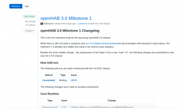 openhab 3.0 milestone 1