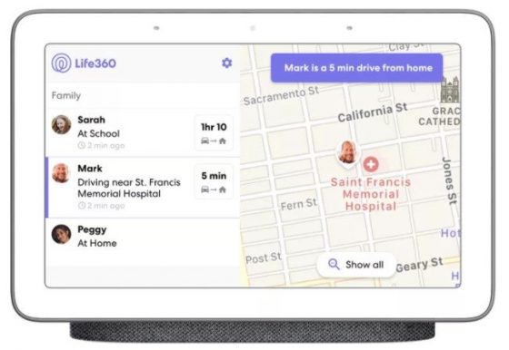 Google Assistant permite saber donde está la familia