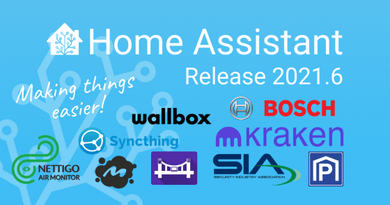Home Assistant llega a la versión de Junio, la 2021.6
