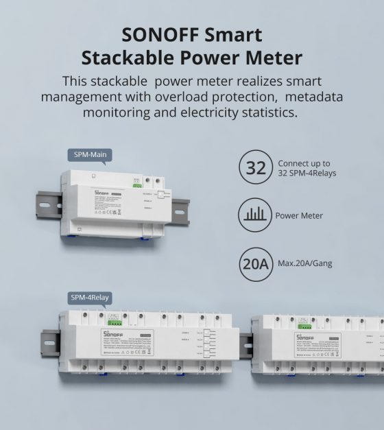 Sonoff Smart Stackable Power Meter