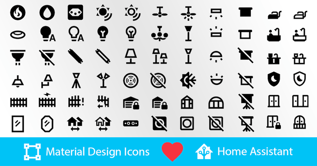 Nuevos iconos en Home Assistant 2021.10