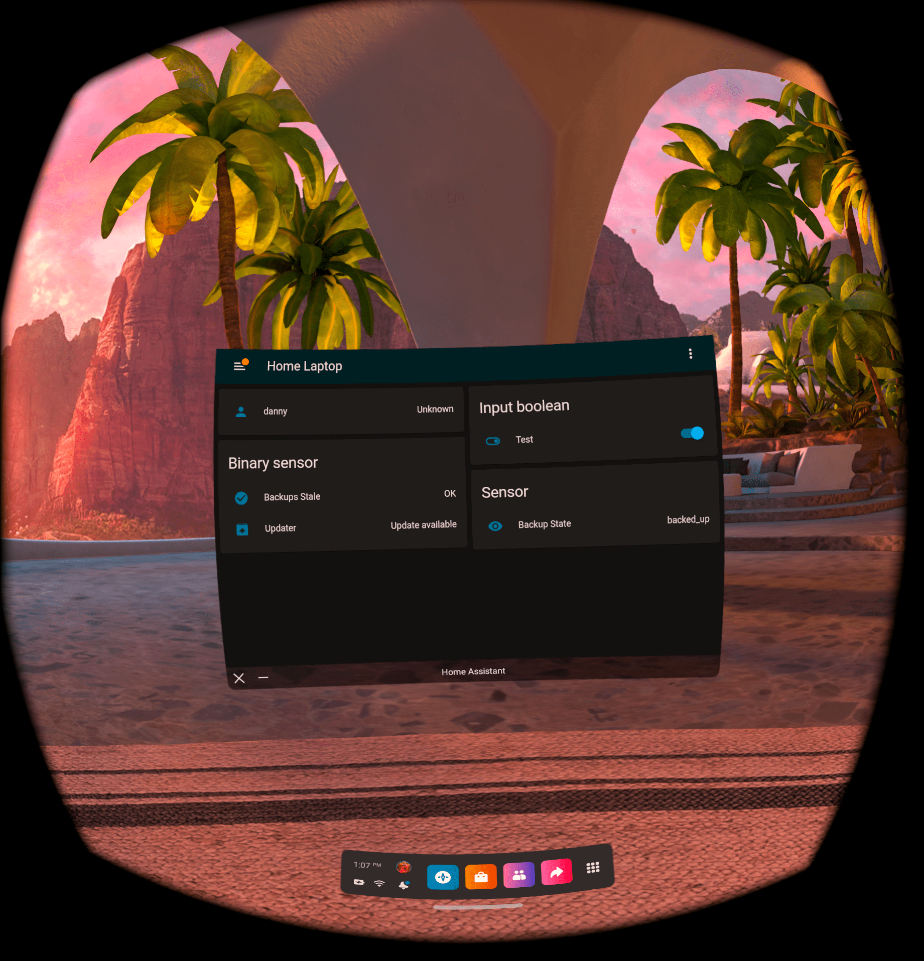 Home Assistant en las Oculus Quest Domótica en Casa
