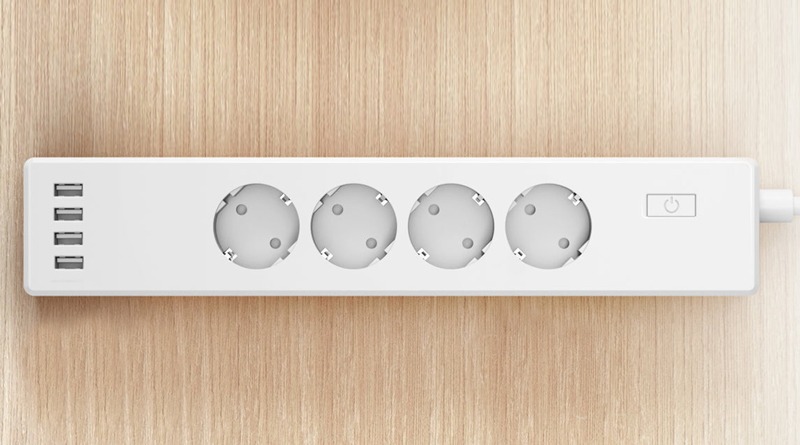 Meross Regleta Inteligente 4 tomas de corriente y 4 puertos USB compatible  con Apple HomeKit, Google y Alexa